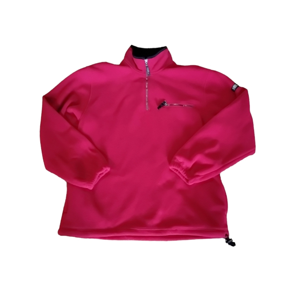Izod Fleece Pullover Mens Size Large Preppy Casual Lagenlook Gorpcore Athleisure